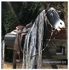 Holzpferd 034 Baxter 034 100cm In Schwarz Das Premium Voltigierpferd Spielpferd Holzpferd Voltigierpferd Pferd