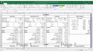 The bill of quantities boq or bq is a document prepared by the cost consultant that provides project specific measured quantities of the items of work identified by the drawings and specifications in the tender documentation. Analysis Of Rates Of Building Construction In Excel