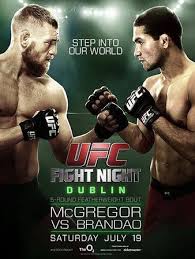 Ufc Fight Night 46 Mcgregor Vs Brandao Fightcard Ufc Fight Night Ufc Ufc Events