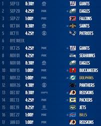 Dallas Cowboys Schedule The Boys Are Back