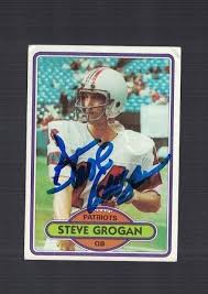 Check spelling or type a new query. Steve Grogan New England Patriots Signed 1983 Topps Football Card W Our Coa