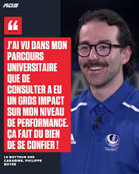 Pour Philippe Boyer et plusieurs autres joueurs des Carabins, consulter la  préparatrice mentale de l'équipe, Sarah Brisson-Legault, a été grandement  bénéfique pour leur vie autant sur le terrain qu'en dehors ! 💙#bellcause