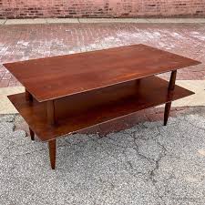 Rustic cherry amish coffee tables. Solid Cherry Coffee Table By Willett Vintage Midcentury Occasional Tables Sweet Modern Akron Oh