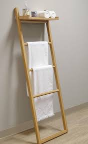 Spa Teak Ladder Towel Stand With Shelf Ladder Towel Racks Bathroom Ladder Towel Ladder