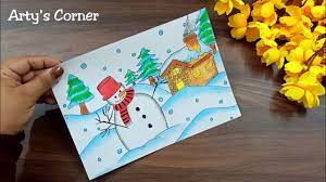 Choose your favorite winter season drawings from millions of available designs. Arty S World How To Draw Winter Season Scenery Easy Facebook
