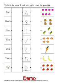 Laat Kinders Oefen Om Basiese Wiskunde Te Doen Op Graad 1 Vlak Geskik Vir Kleuters In Graad R Wat Reeds Die Wisk Grade R Worksheets Math Intervention Afrikaans
