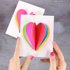 Cut slits at the center of your card. 25 Valentine S Day Diy Cards Ideas For Kids As Told By Mom