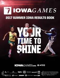 2017 Summer Iowa Games Results Book by Cory Kennedy