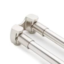 Many sizes, styles and finishes. Signature Hardware 429649 Brushed Nickel 72 Curved Commercial Grade Double Shower Curtain Rod Faucet Com