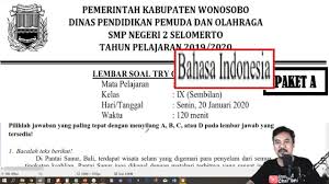 We did not find results for: Prediksi Unbk Bahasa Indonesia Smp 2020 Try Out 2 Paket A Youtube