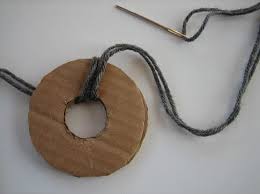 Then, cut a slit from the outer circle to the smaller one. How To Make A Yarn Pom Pom Pretty Prudent