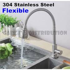 Choosing the best kitchen sink faucet for hard water. 55cm Sus304 304 Stainless Steel Flexible Pipe Kitchen Sink Basin Faucet Water Tap 2350 1 Shopee Malaysia