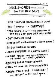 Self Care Strategies For The Holidays Holiday Quotes Self Life Help