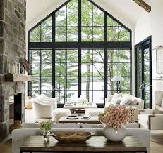 33 Lovely Lake House Exterior Design Ideas 16 Lakehouse Housedecor Housedesign Maanit Farm House Living Room Modern Lake House Transitional Living Rooms