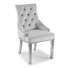 Check spelling or type a new query. Chelsea Brushed Velvet Upholstered Scoop Dining Chair Dove Grey Grosvenor Furniture