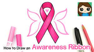 If cancer is your rising sign aka ascendant. How To Draw An Awareness Ribbon Breast Cancer Youtube