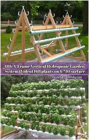 diy a frame vertical hydroponic garden