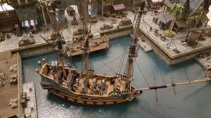 Chris Da Silva Fantasy City Scenery Model Ships