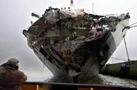 the tricolor cargo ship accident