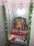 Background Temple Flower Decoration