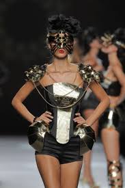 Maybe you would like to learn more about one of these? Maya Hansen Spring Summer 2013 Mercedes Benz Fashion Week Madrid 2012 Moda Oscura Hombreras Trajes Locos