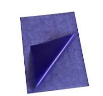 Foska Single Side Paper Base Stock Activated Conductive Blue Carbon Filter  Paper Blue Carbon Paper Sheet