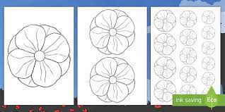 Our support starts after one day of service and continues through life, long after service is over. Remembrance Day Poppy Template Teacher Made