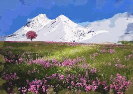 97 views · july 28, 2020. Alpine Field With Pink Flowers Painting By Elaine Plesser