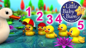 Super simple learning five little ducks. Five Little Ducks Nursery Rhymes From Littlebabybum Abcs And 123s Youtube