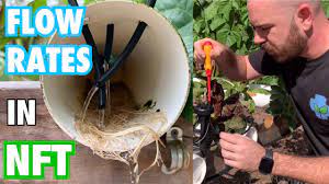 Flow Rates In Nutrient Film Technique Hydroponic Systems Youtube