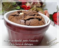 Gourmande Sans Gluten Coulant Au Chocolat Puree D Amandes Et A La Farin En 2020 Coulant Au Chocolat Puree D Amande Gateau Chocolat Sans Gluten