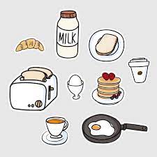 Discover how some of the most advanced living organisms depend on some of the smallest organisms to sustain their life. Free Vector Set Of Breakfast Sticker Doodle Aesthetic Stickers Cute Stickers Cute Food Drawings