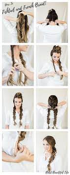How To Fishtail And French Braid To Create This Elegant Multi Part Braid Perfect For Hol Braided Hairstyles Easy Fish Tail Braid Tutorial Cool Braid Hairstyles