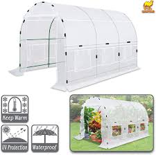 Ships from and sold by strong camel usa. Strong Camel Portable Greenhouse Large Walk In Plants Garden Hot House W Combined Cover White 12 X7x7 Patio Lawn Garden Gardening