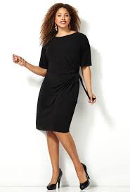 Side Tie Dress Plus Size Black Dress Avenue Plus Size Black Dresses Plus Size Fashion Plus Size Dresses