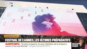 Photo La croisette se prpare  accueillir son 78e festival de Cannes