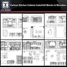 Layered with 2 door and hardware styles. Various Kitchen Cabinet Autocad Blocks Elevation V 3 All Kinds Of Kitchen Cabinet Cad Drawings Bundle Free Cad Download World Download Cad Drawings