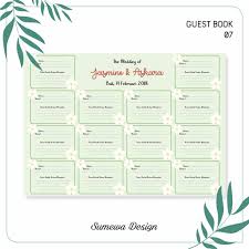 Termasuk halaman website, manajemen tamu, cerita, komentar, peta lokasi, background musik dan buku tamu digital. Buku Tamu Wedding Guest Book Hard Cover 07 Shopee Indonesia