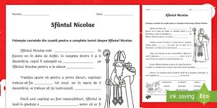 O, preabunule părinte nicolae, păstorul și învățătorul celor ce aleargă cu credință către a ta folosire și cu fierbinte rugăciune te cheamă pe tine, sârguiește izbăvește turma lui hristos de lupii ce o răpesc pe ea și toate părțile creștinești le ocrotește și le păzește, prin sfintele tale rugăciuni, de gâlcevile. Sfantul Nicolae FiÈ™Äƒ CompleteazÄƒ Textul Teacher Made