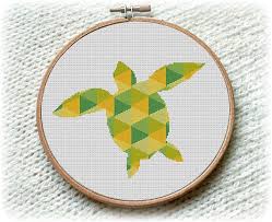 This turtle pattern has a beautiful mandala on its shell. Bogo Free Tortoise Cross Stitch Pattern Nature Ocean Animals Wall Home Modern Decor Green B Cross Stitch Geometric Cross Stitch Patterns Cross Stitch Animals