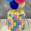 If its a board puzzle mark the back of the board with the same # or box puzzle mark the box. 1