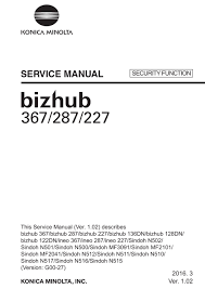 Le centre de téléchargement de konica minolta ! Konica Minolta Bizhub 287 Service Manual Pdf Download Manualslib