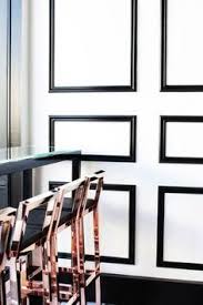 Black And Gold Bar Black Rose Gold Rose Gold Kitchen Home Decor Copper Bar Stools