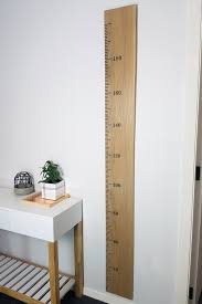 Oak Height Chart Little Miss Viking Wooden Growth Chart