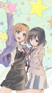 shirobako 宮森あおい 安原絵麻 iphone6 750 x 1334 壁紙 wallpaperboys com カワイイアニメ 絵麻 女性 イラスト