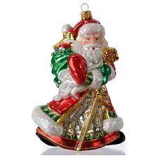 5.0 out of 5 stars. Blown Glass Christmas Ornament Santa Claus With Gifts Online Sales On Holyart Co Uk