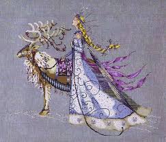 Mirabilia cross stitch pattern & embellishment pack miss dancing flower md170. The Snow Queen Cross Stitch Pattern By Mirabilia Designs