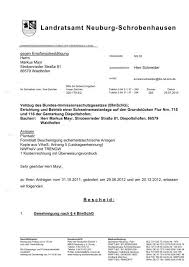 Genehmigungsbescheid