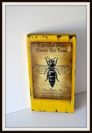 Bees And Hives On Ofg By Renee Tousignant On Etsy Vintage Bee Wall Signs Bee