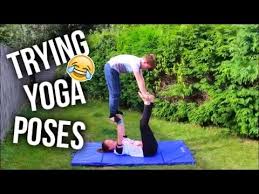 As you become more comfortable in a difficult. Trying 2 Person Yoga Poses Acro Stunts Youtube